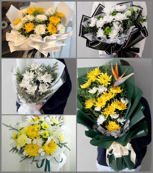 广东江门市开平市百合镇儒东村白事花束代送